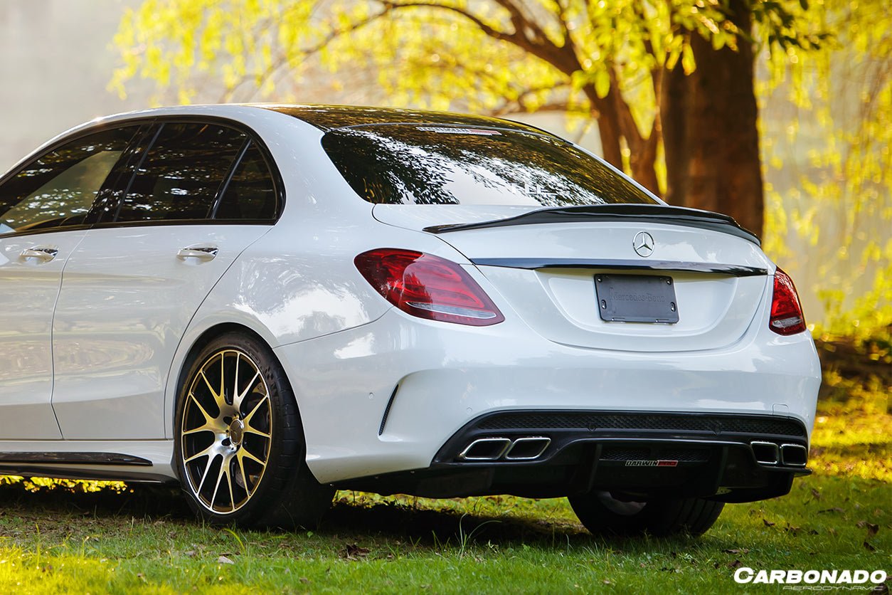 2015 - 2021 Mercedes Benz C-Class W205 Sedan PS Style Trunk Spoiler